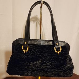 Kate Spade chenille black handbag
